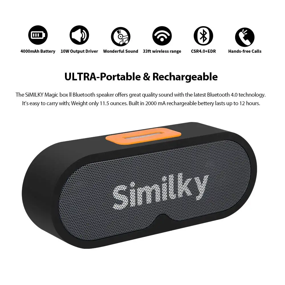 Портативный беспроводной Bluetooth динамик большой Magicbox 20 Вт громкий с усилением