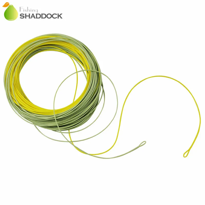 Shaddock рыболовная Моховая зеленая Золотая плавающая леска 100FT 30 5 м Вес вперед Fly