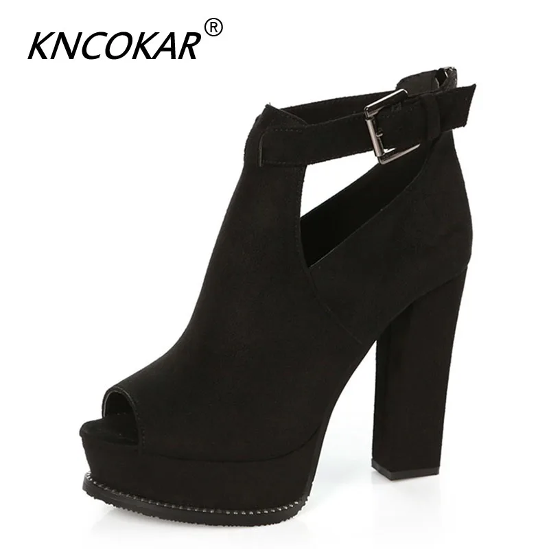 

Spring single shoe female thick heel new female shoe waterproof platform night field sexy High heels