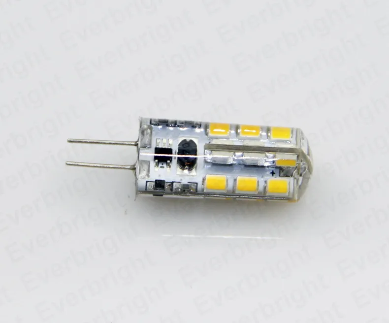 10 шт./лот Светодиодная лампа G4 SMD 2835 24 светодиода 5 Вт/AC 3 Вт/DC светодиодные лампы