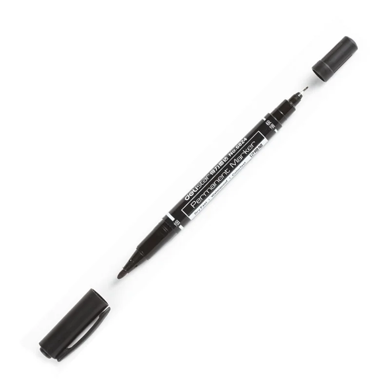 Mark pen strong 6824 hook CD light двойная головка фломастер на масляной основе | Канцтовары для