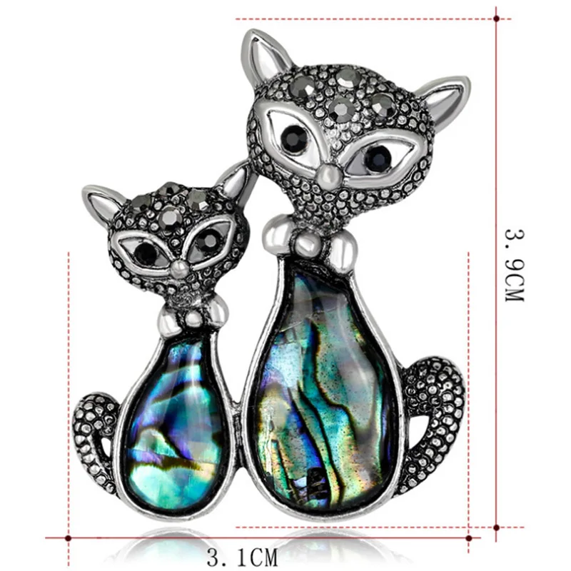 Kawaii Симпатичная кошка животное аксессуары натуральная Морская ракушка