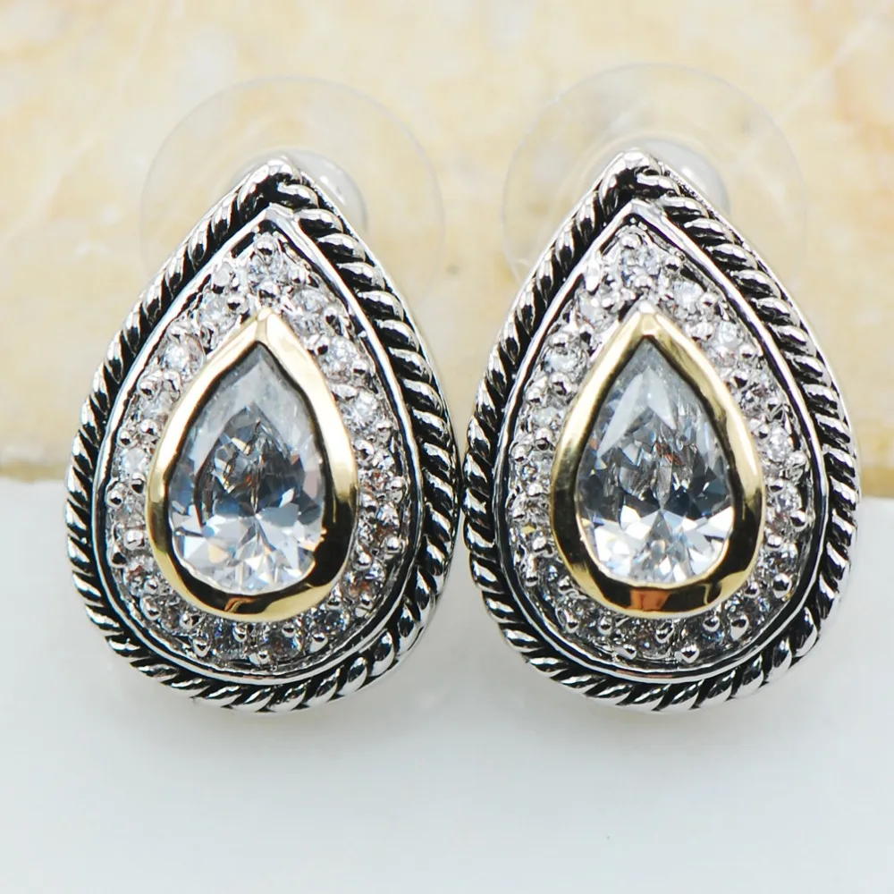 

Серьги из серебра с цирконием