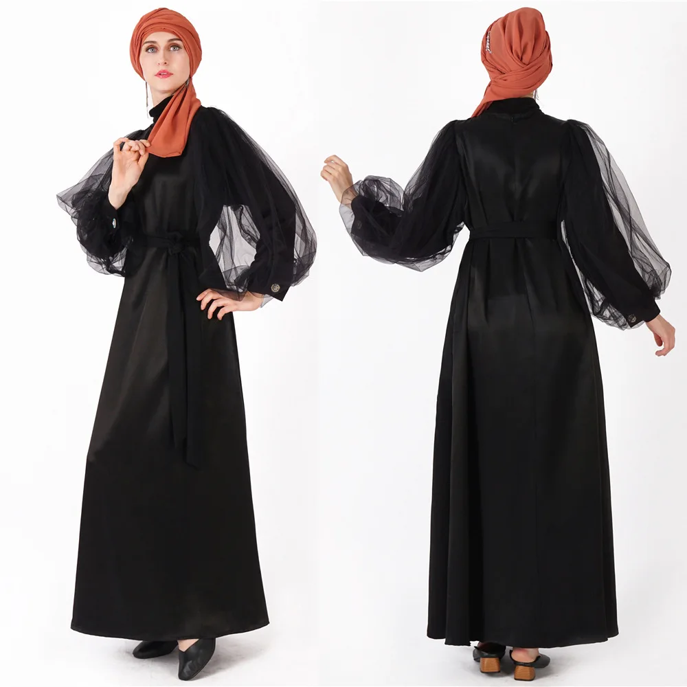 

Роскошное платье макси в мусульманском стиле, кардиган «абайя», туника, кимоно, длинное платье, Юба, Ближний Восток, Рамадан, Арабская Исламс...