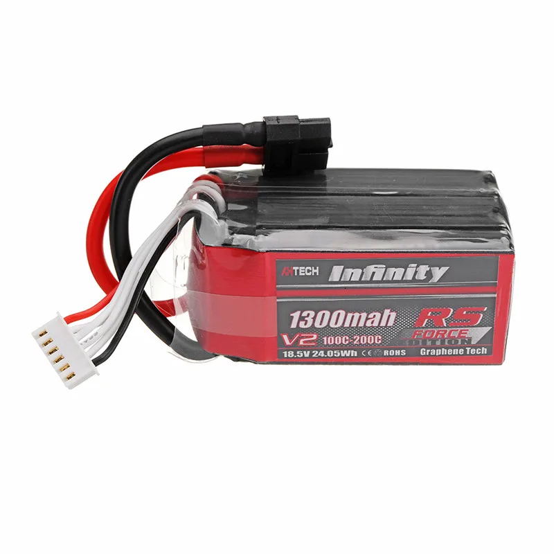 Аккумуляторная батарея AHTECH Infinity Graphene V2 18 5 в 1300 мА/ч 100C 200C 5S s FORCE Lipo для моделей
