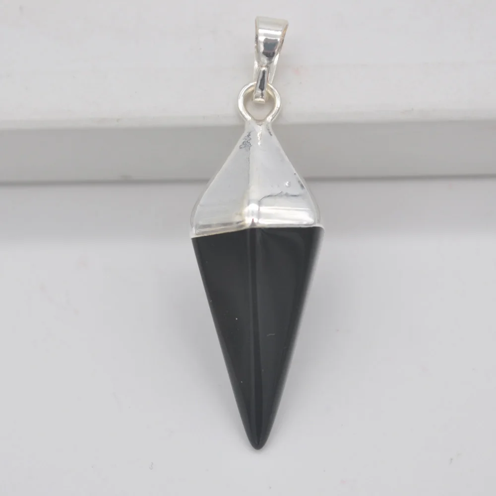 Подвеска из натурального черного сердолика W018|gem pendant|jewelry pendantcarnelian pendant |