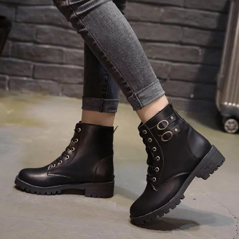 Новинка 2017 года галстук Обувь в осенние и зимние сапоги на высоком каблуке