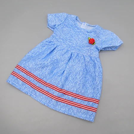 M--267 Детская Одежда для куклы, подходит для новорожденных 43 см, аксессуары для куклы и американская кукла, модное розовое платье с принтом детское платье вечернее платье - Цвет: M--267