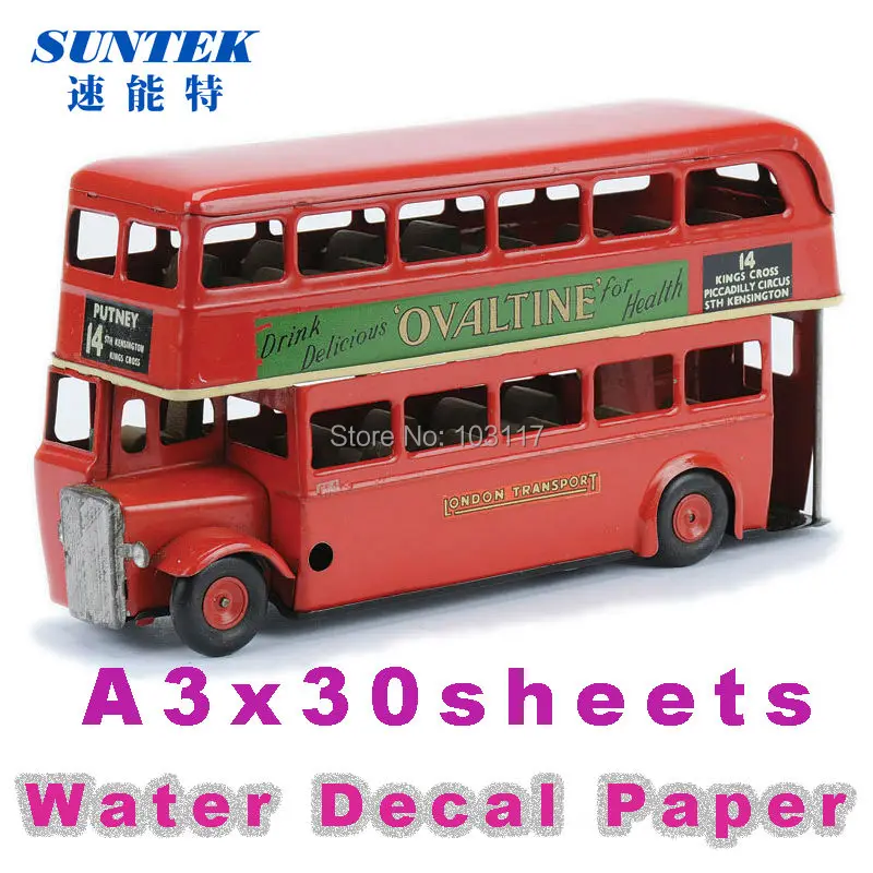 (30 шт./лот) струйные принтеры прозрачные белые чернила переводная бумага с