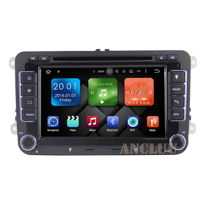 2 Din Android 9 0 VW dvd плеер GPS навигация для Beetle Caddy CC Golf Polo Jetta Tiguan T5 автомобильное радио gps