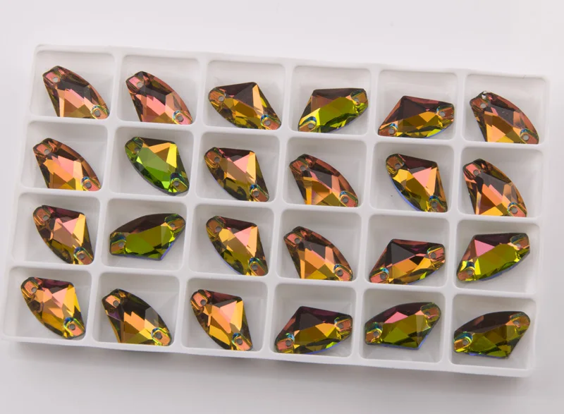 YANRUO Crystal Vitrail средние галактические Стразы 3256 хрустальные камни для шитья