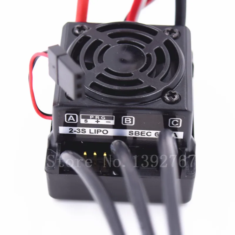 Автомобиль на радиоуправлении 50A водонепроницаемый ESC 2S 3S SBEC 6V/3A 2 Lipo 4 9 ячеек NiMH
