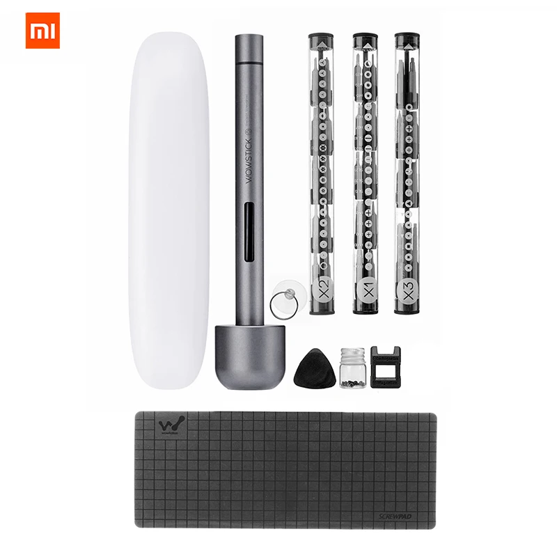 Оригинальный Xiaomi Wowstick 1F + модернизированная электрическая отвертка 56 бит