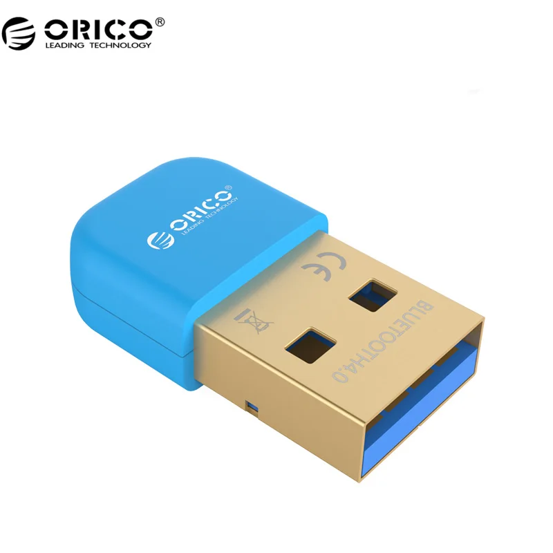 Синий ORICO BTA беспроводной usb-адаптер Bluetooth 4,0 Bluetooth ключ Музыкальный звуковой приемник адаптер Bluetooth передатчик для компьютера - Цвет: Синий