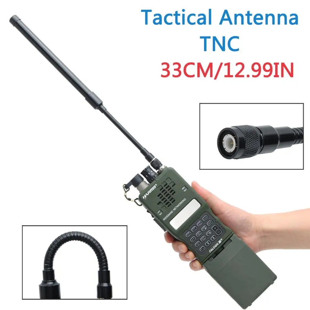 ABBREE AR 148T NC Connector VHF UHF Складная тактическая антенна для Kenwood CO2|Запчасти и