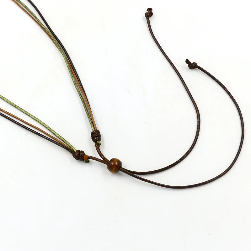2018 Woman chokers Necklaces vintage Ethnic multi layer Wooden pendant necklace for women collares mujer | Украшения и аксессуары