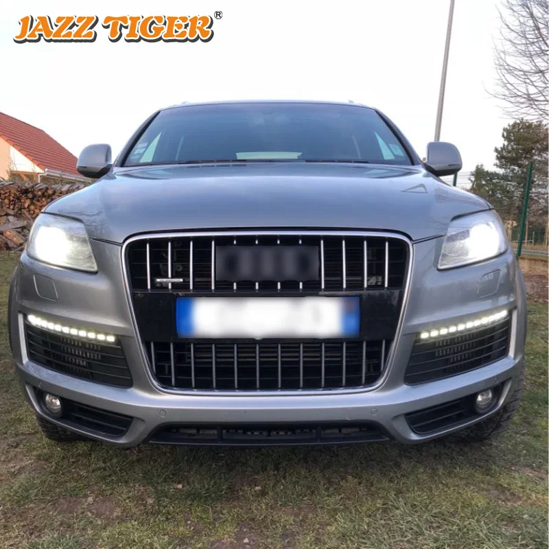 Светодиодные дневные ходовые огни (ДХО) для Audi Q7 2006 2007 2008 2009 годов с встроенными