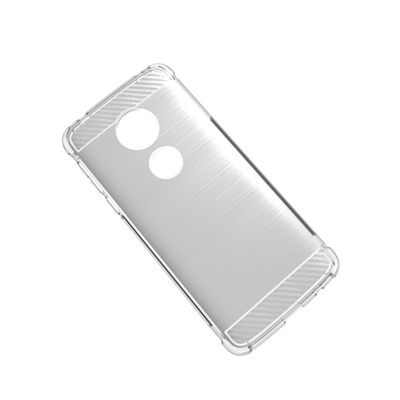 

Shock Absorption Cover Soft TPU Anti Scratch Carbon Fiber Design Back Case for Motorola Moto G6 Play 2018(US version)