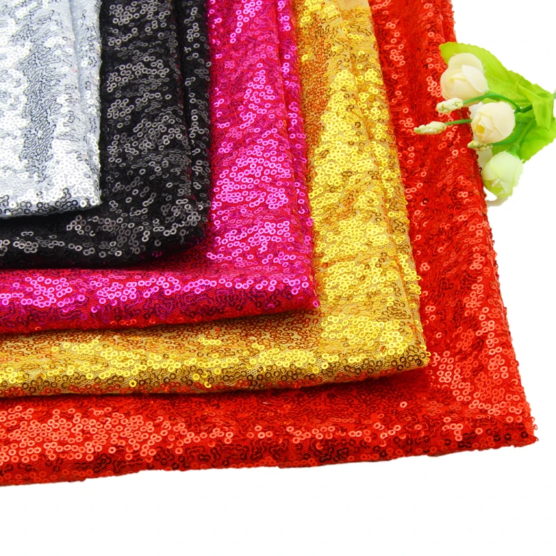 3 мм блеск Блёстки Ткань полиэстер вышитые метр tissus для шоу платье Подушка