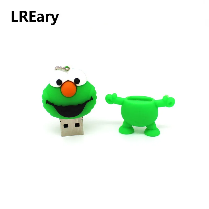 Прекрасный Улица Сезам Лягушка Флэш Накопитель usb мультяшный флеш накопитель