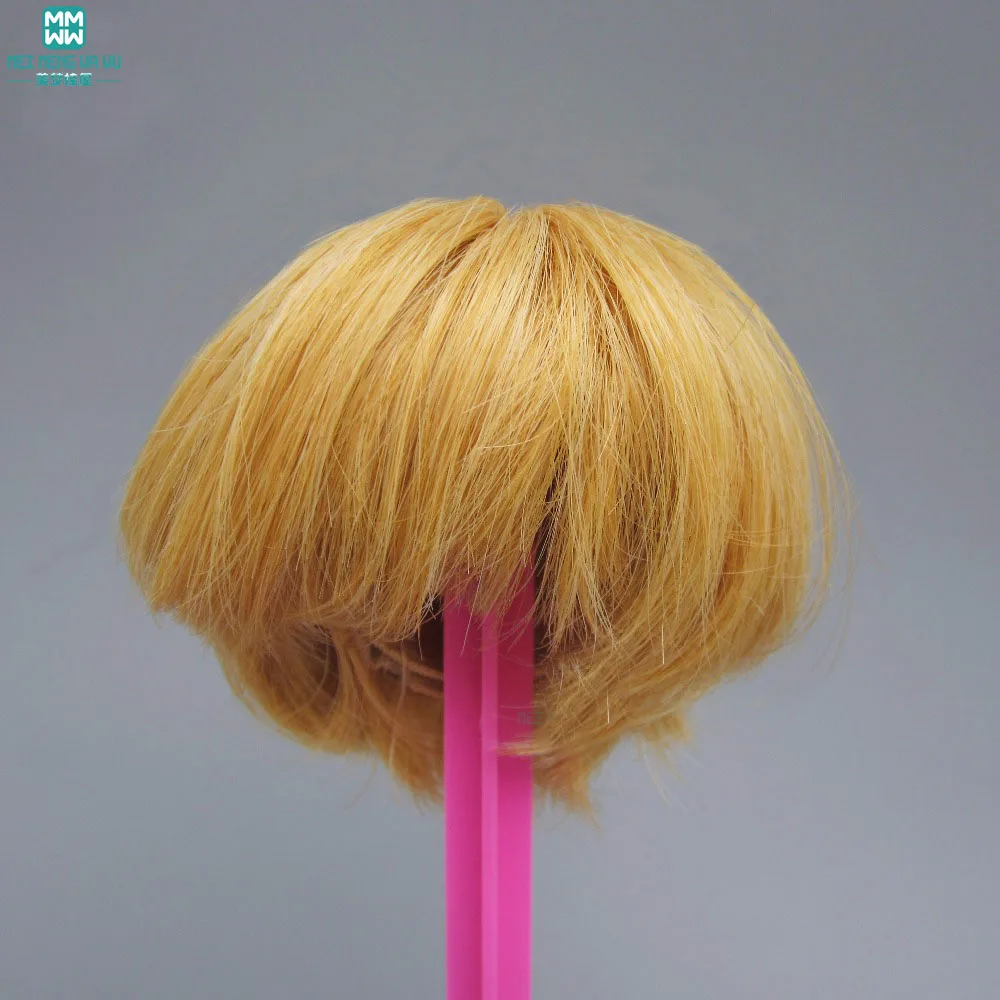 Мода bjd кукла волосы для 1/3 1/4 1/6 BJD/SD кукла парики аксессуары молочные вьющиеся волосы короткие волосы