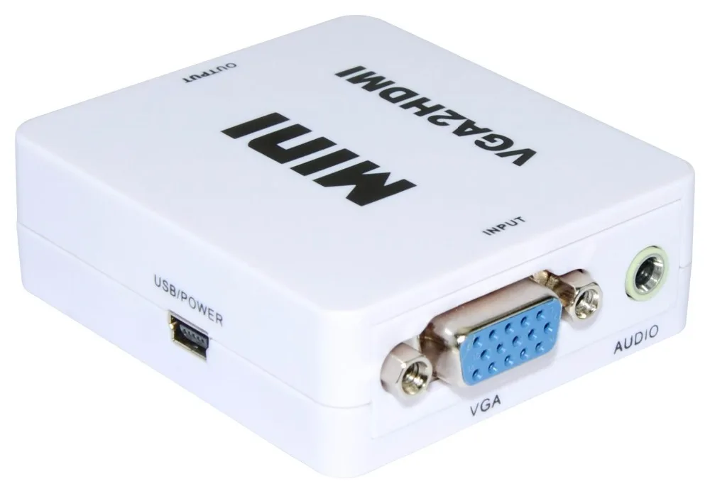 Мини VGA + аудио в HDMI конвертер|Кабели HDMI| |