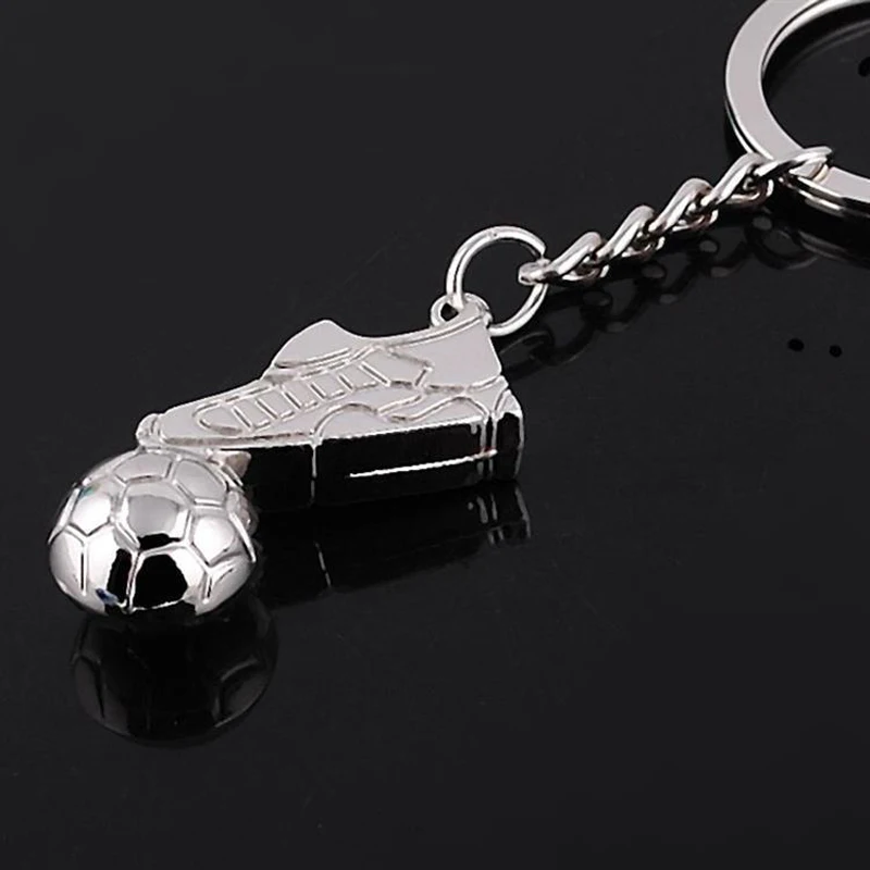 (12 шт./лот) Креативные спортивные подарки цинковый сплав 3D футбольные кроссовки