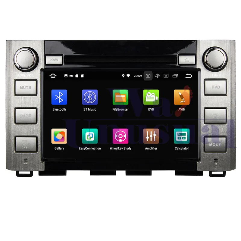 Wanuary Android 9 0 Автомобильный мультимедийный DVD Радио для Toyota Sequoia/Tundra 2014 2015 2016 GPS