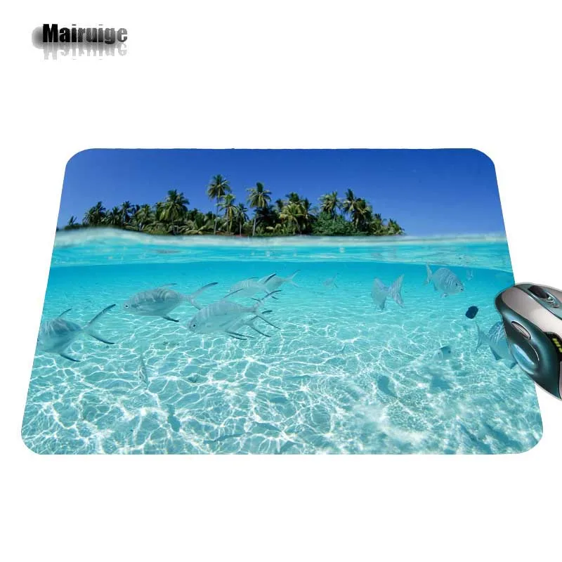 Mairuige 2017 Hot Sell Print Anti-slip Durable New Arrival Fashion Fish In Clear Computer Gaming Mouse Pad Gamer Play Mats | Компьютеры и