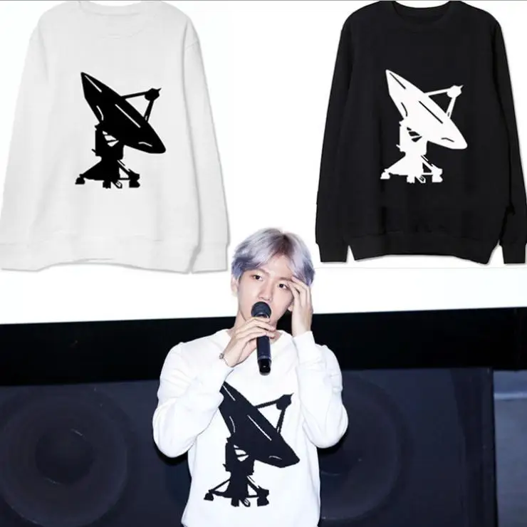 Kpop exo Luhan новый альбом Толстовка Reloaded верхняя одежда Осенняя Женская должна