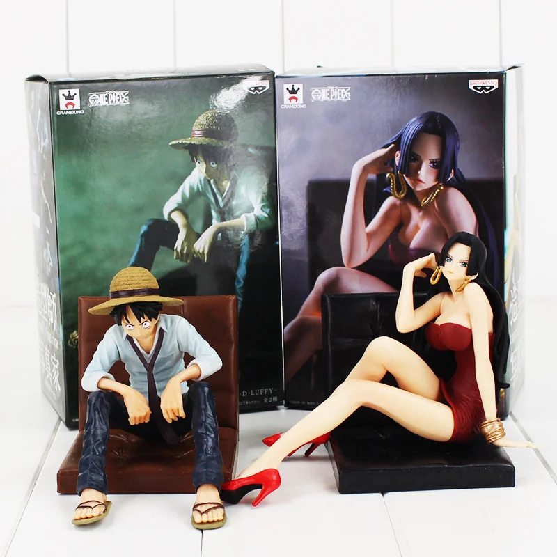 12 см Creator X Creator one piece Обезьяна D Luffy Боа Хэнкок с диваном ПВХ фигурка Коллекционная модель игрушечная кукла