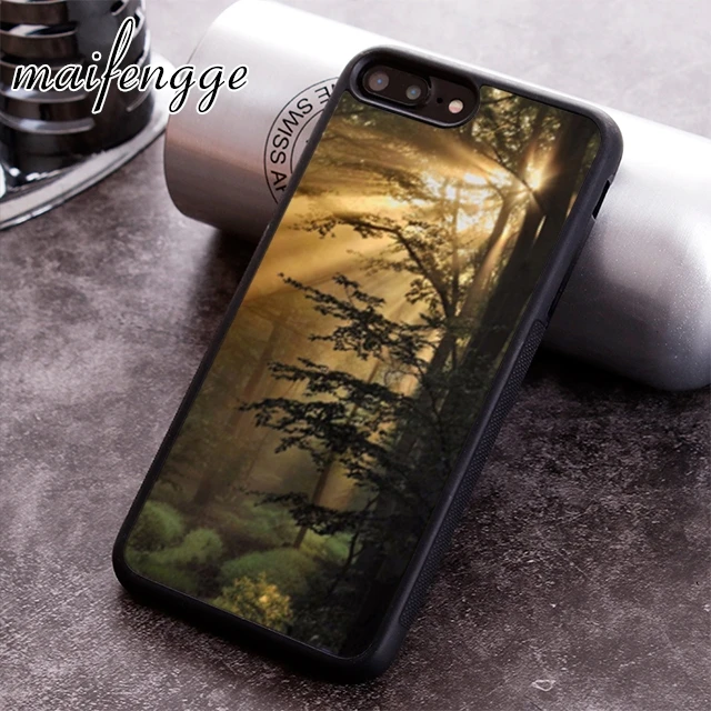 Maifengge красивый чехол для телефона с изображением леса iPhone 5 6 6s 7 8 plus 11 12 Pro X XR XS max