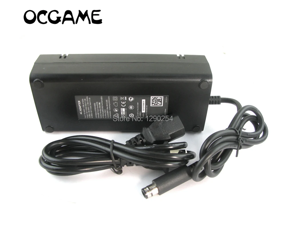 

OCGAME EU plug Game Console Charger AC Power Adapter for Xbox360e power supply for xbox 360E xbox360 E