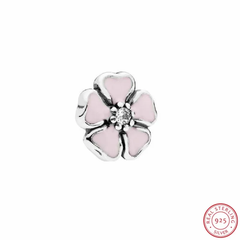 Поэтические маленькие бусины из стерлингового серебра 925 пробы DIY Fit Pandora