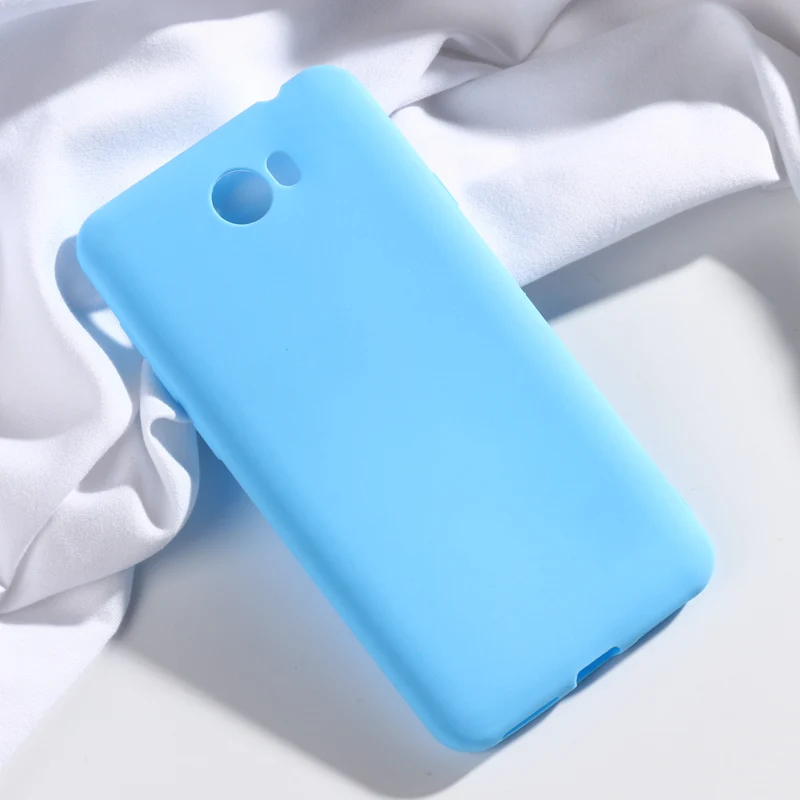 SkyBlue Для huawei Y5 II Y5II Y5 чехол для huawei Honor 5A чехол для телефона конфеты силиконовый чехол для huawei Y9 Y7 Y6 Prime Y5 Y3 - Цвет: SkyBlue
