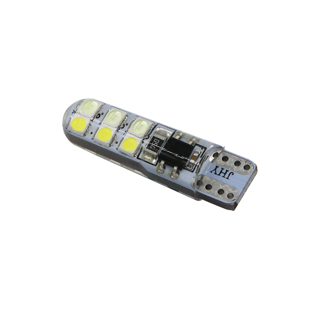 YSY 50X T10 W5W 3030 12 smd силиконовый чехол светодиодный автомобильный парковочный