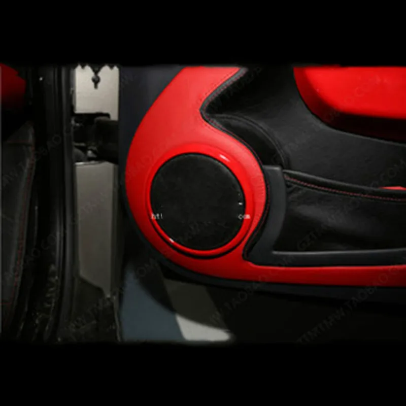 Для Benz Smart Fortwo 2009 14 наклейки для салона автомобиля из углеродного волокна патчи с