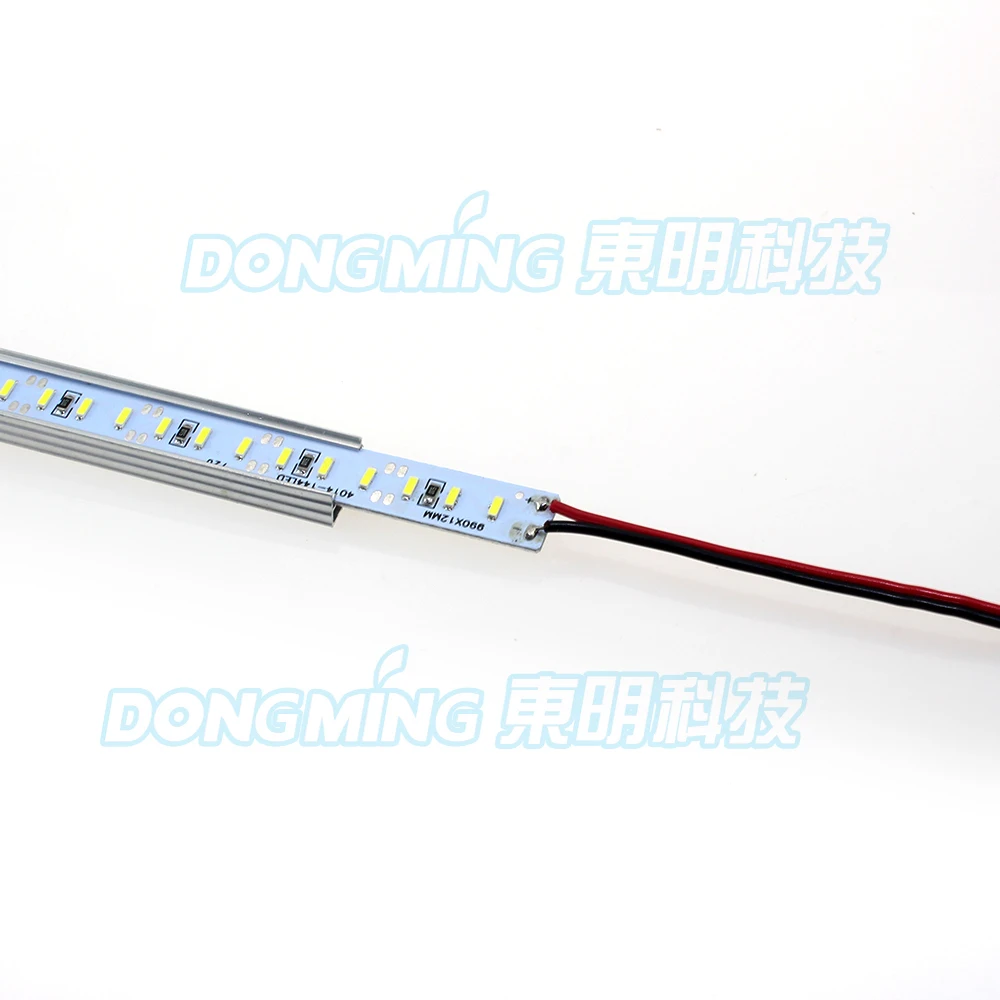 Free fedex 4014 144 led rigid bar U/ V groove 50pcs DC12V strip 14w 1m light big promotion | Лампы и освещение