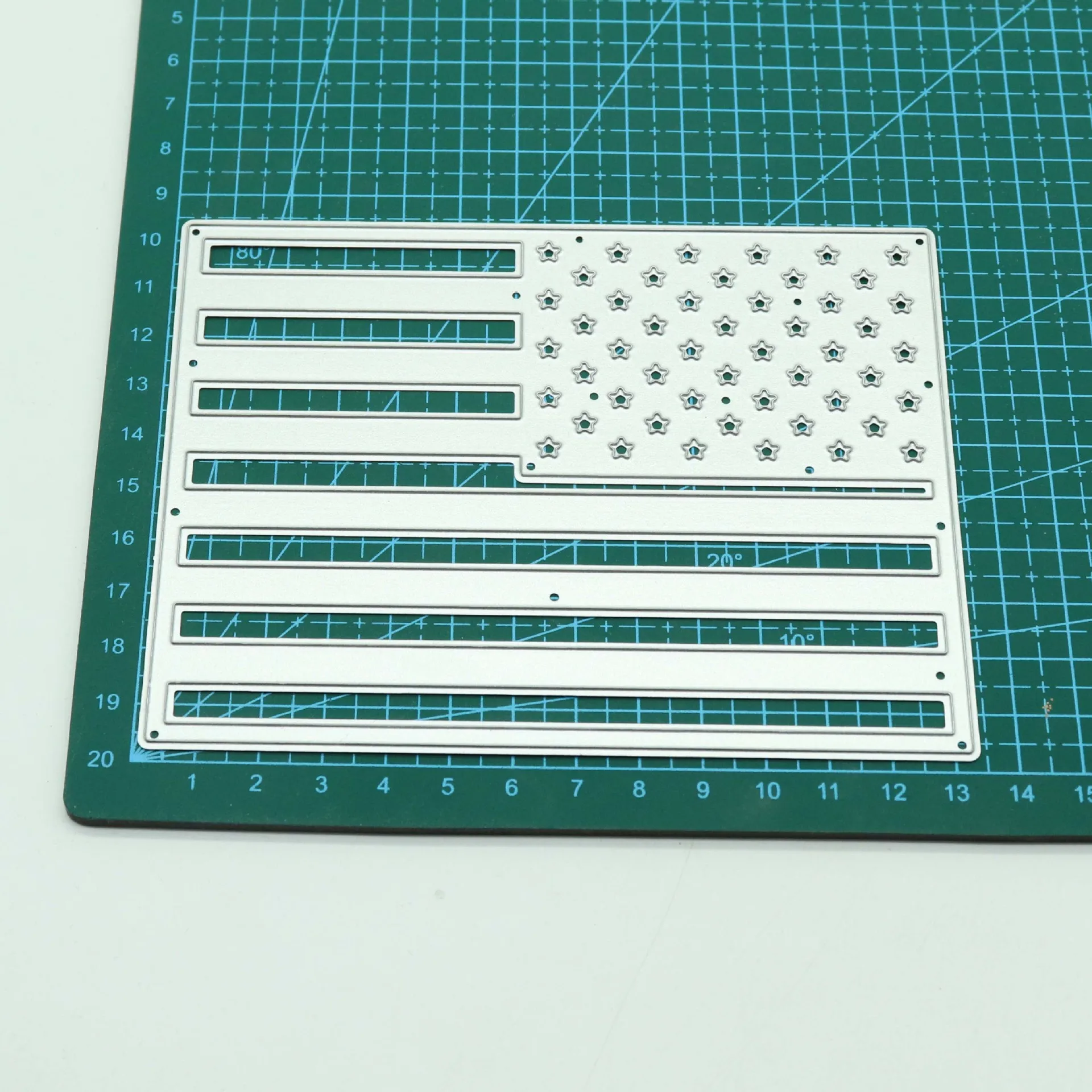 DIY Crafts Scrapbooking Cutting Dies Metal American Flag Stencil for Paper Cards Album snijmal en embossing Troqueles | Дом и сад