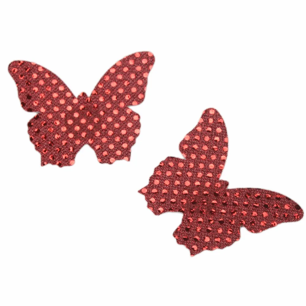 4 пары чехол на соски с бабочками Стикини клейкие наклейки для женщин невидимые