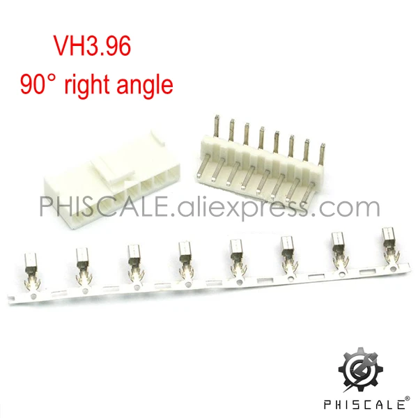 PHISCALE VH3.96 2 12Pin 3 96 мм 20 комплектов прямой/изогнутый штыревой соединитель Комплект +