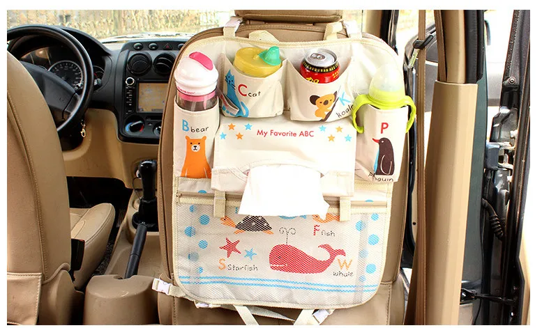 Новая многофункциональная дорожная сумка для автомобильного сиденья черная
