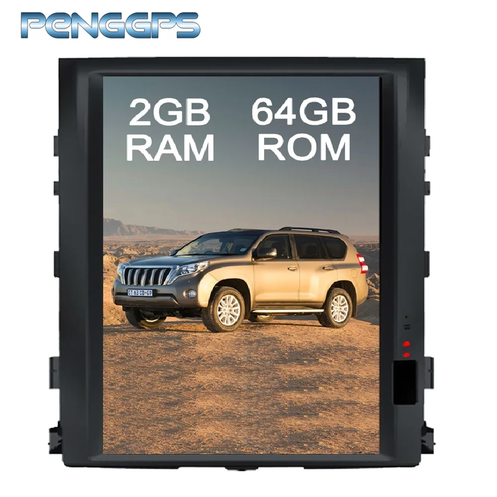 16 дюймов Android автомобильный gps-навигатор dvd-плеер для Toyota Land Cruiser LC200 2008- поддерживает заводскую навигацию Tesla Stely