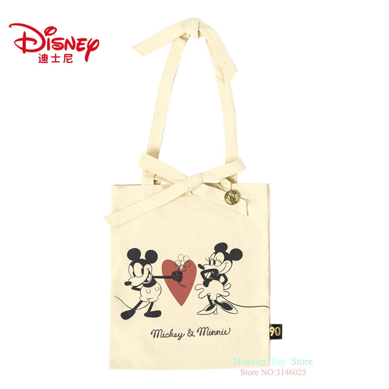 Подлинная disney 90th юбилейное издание Классический Микки многофункциональный простой холст женская сумка холст мода Мумия сумка для девочек