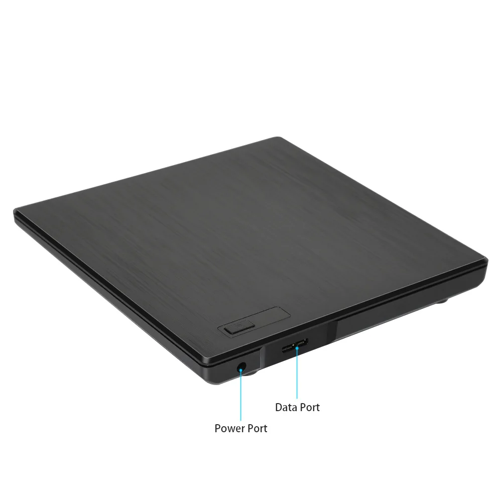 Deepfox внешний тонкий USB 3 1 DVD горелка RW Тип C CD привод Superdrive Портативный для Apple MAC PC