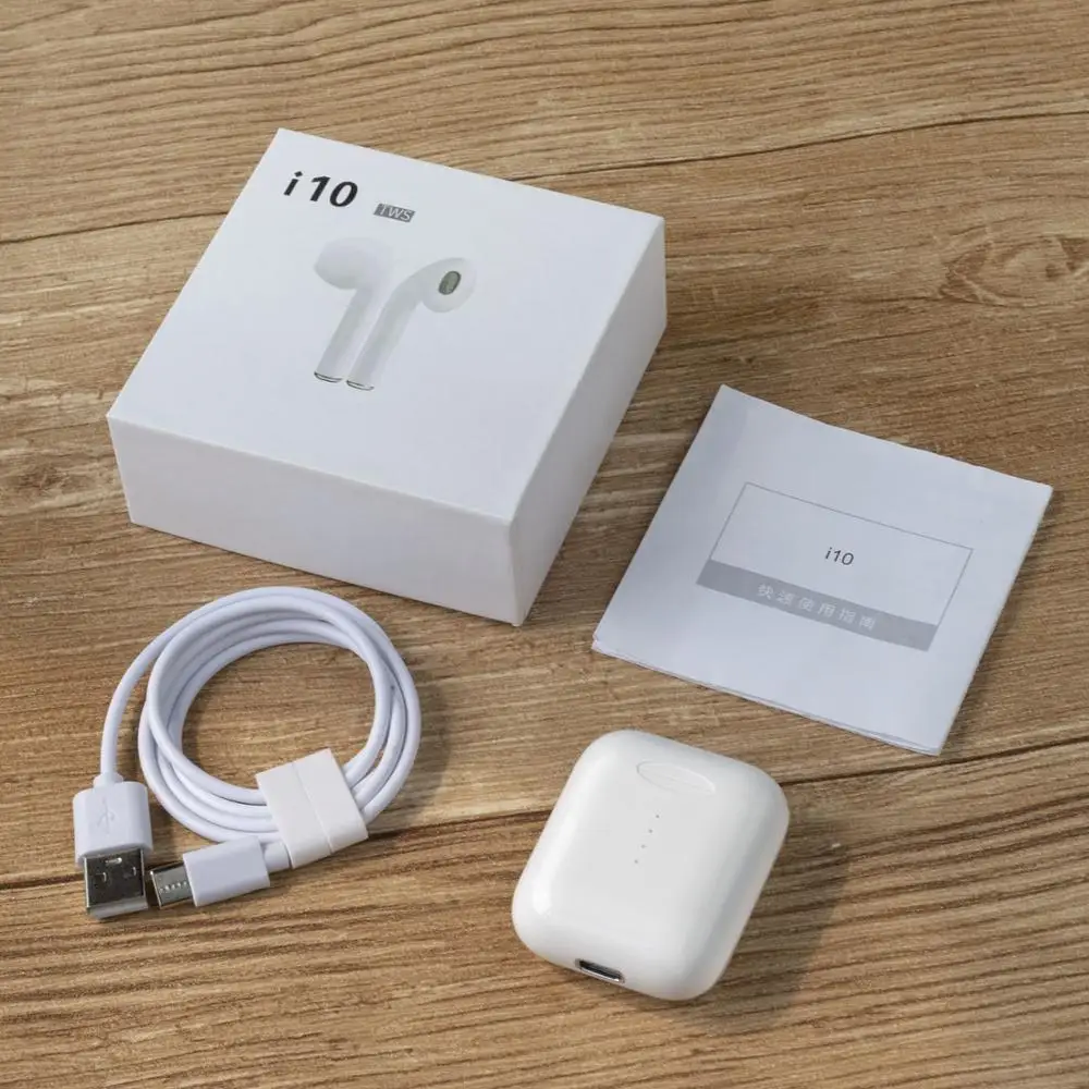I10 i10S 1:1 TWS Bluetooth 5 0 наушники мини сенсорное управление телефон беспроводные