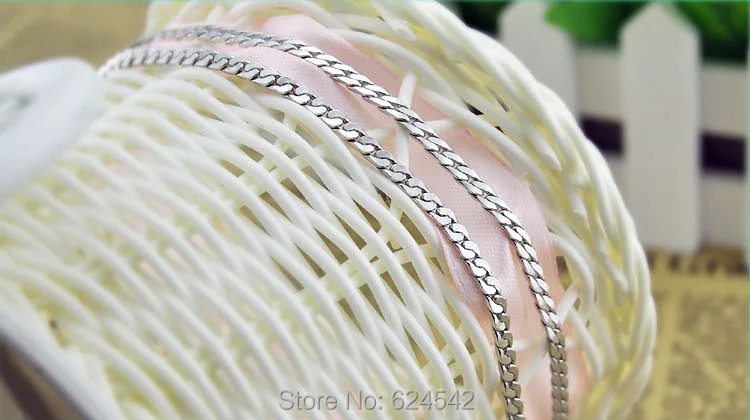 Бесплатная Доставка! Модное ожерелье из стерлингового серебра 925 пробы для