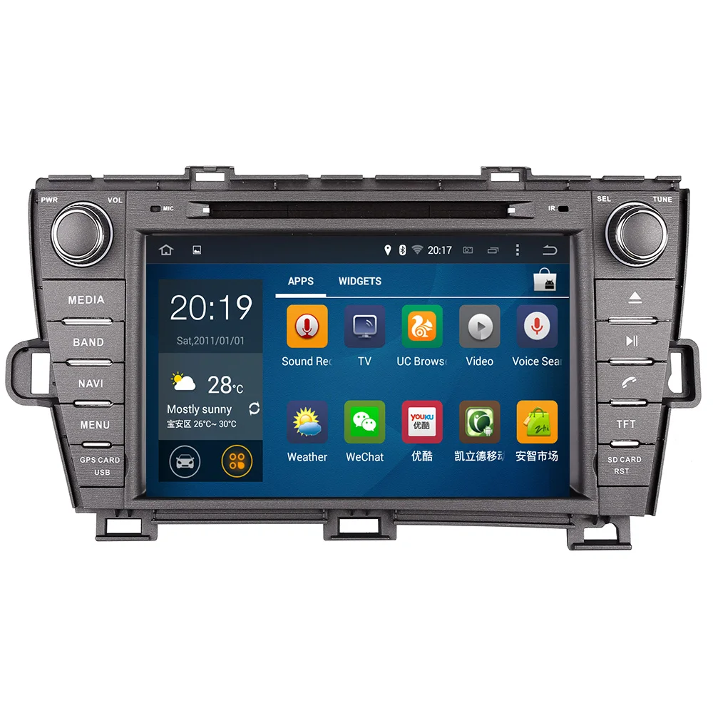 8" Octa Core 4G Android 10 4GB RAM 32GB ROM RDS Car DVD Multimedia Player Radio Stereo GPS Glonass For Toyota Prius 2009-2019 |