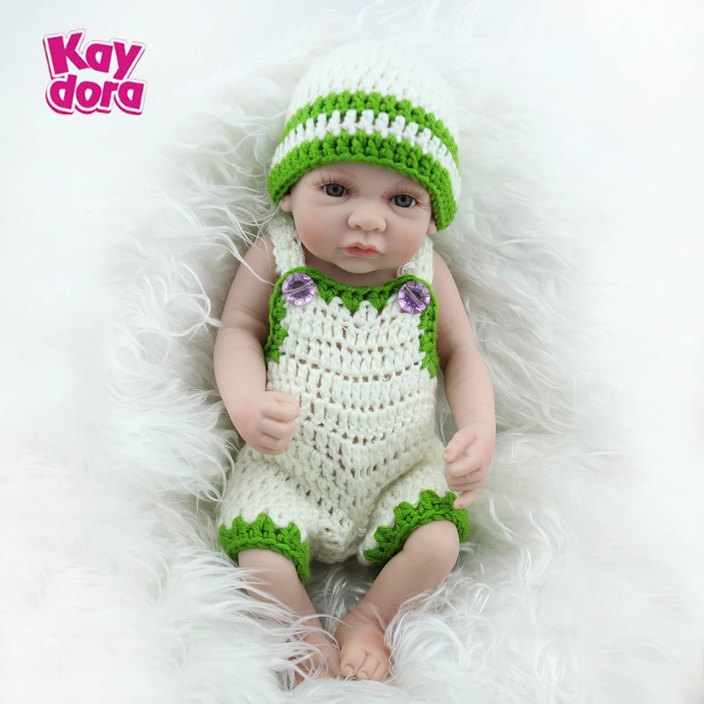 Реалистичные силиконовые мини Кукла Reborn 10 дюймов 28 см|realistic reborn|silicone reborn babiesreborn baby