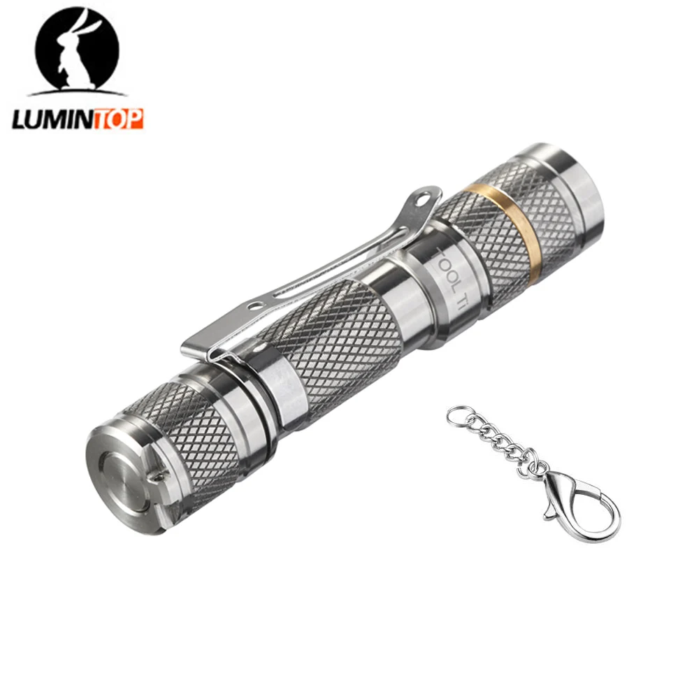 Светильник для мини вспышки CREE XP G R5 & Nichia 219BT max 110 ~ 80 люмен роскошный титановый AAA